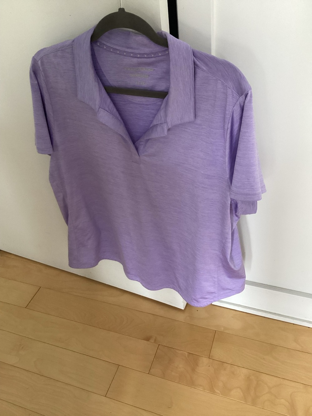 Tommy Bahama Lavender Open-Collar Short Sleeve TopNWOT